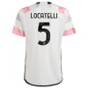 Original Trikotsatz Juventus Locatelli 5 Auswärtstrikot 2023-24 Für Kinder